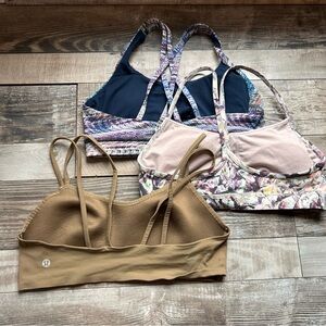 Lululemon Sports Bra Lot of 3 size 10